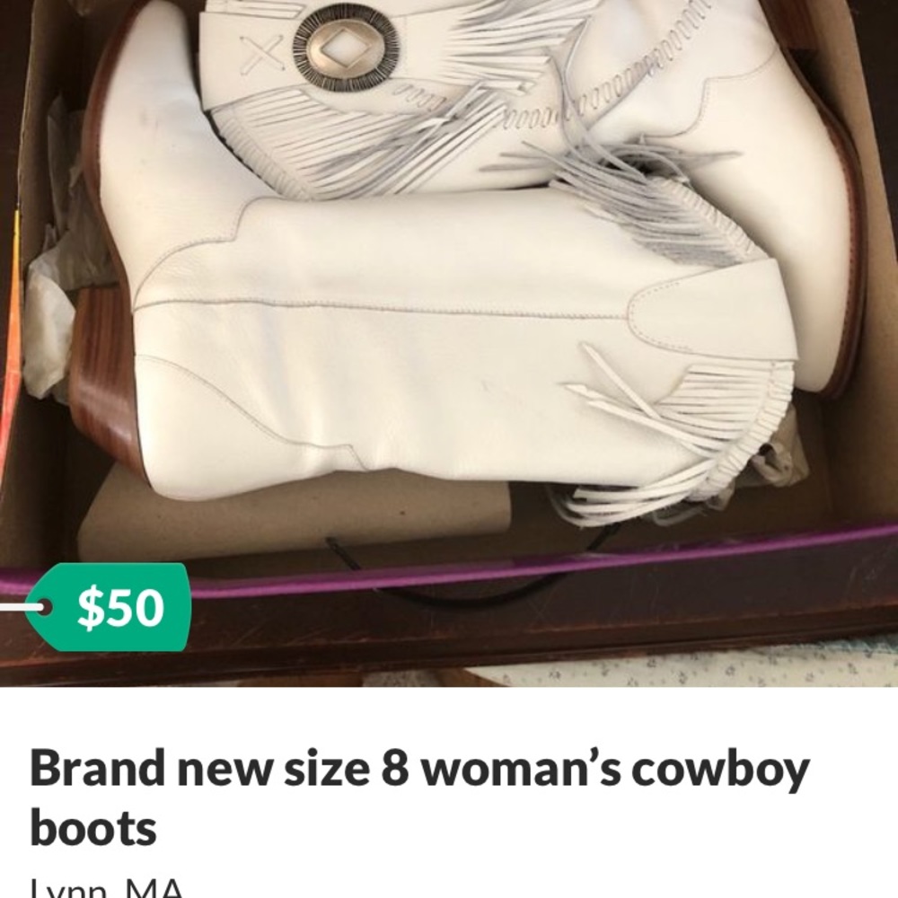 Woman’s cowboy boots
